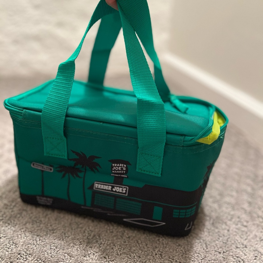 Trader Joe's mini insulated bag- green or red